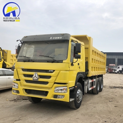 6×4 stuurwiel handgeschakelde transmissie Forland Sinotruk 371 375 Dump truck in Afrika