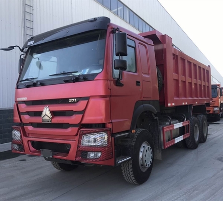 371HP 10 Wheeler 20 Cubic Tipper Truck Sinotruk HOWO LHD/Rhd stuurwiel en Hw76 cabine