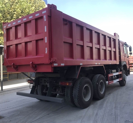 371HP 10 Wheeler 20 Cubic Tipper Truck Sinotruk HOWO LHD/Rhd stuurwiel en Hw76 cabine