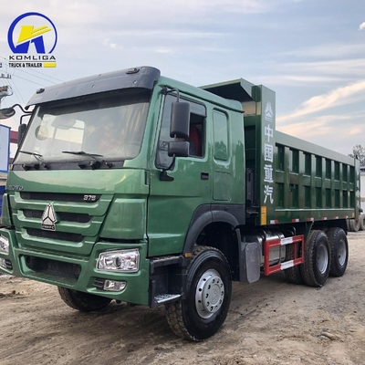 LHD/Rhd HOWO Sinotruk 15 kubieke meter dumptruck hydraulische klep met &gt; 8L motorcapaciteit