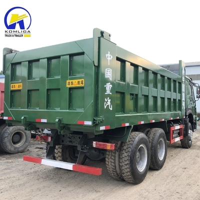 LHD/Rhd HOWO Sinotruk 15 kubieke meter dumptruck hydraulische klep met &gt; 8L motorcapaciteit
