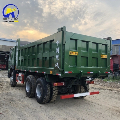 LHD/Rhd HOWO Sinotruk 15 kubieke meter dumptruck hydraulische klep met &gt; 8L motorcapaciteit