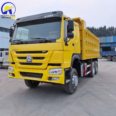 LHD/Rhd HOWO Sinotruk 15 kubieke meter dumptruck hydraulische klep met &gt; 8L motorcapaciteit