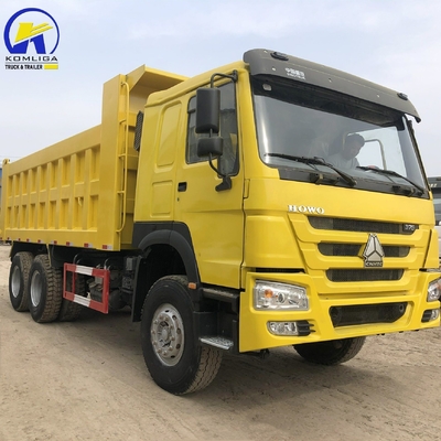 6X4 371 pk Sinotruck HOWO Dump Truck met radialbanden en een motor met een hoge capaciteit