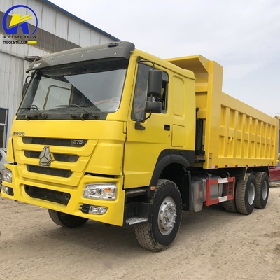 6X4 371 pk Sinotruck HOWO Dump Truck met radialbanden en een motor met een hoge capaciteit