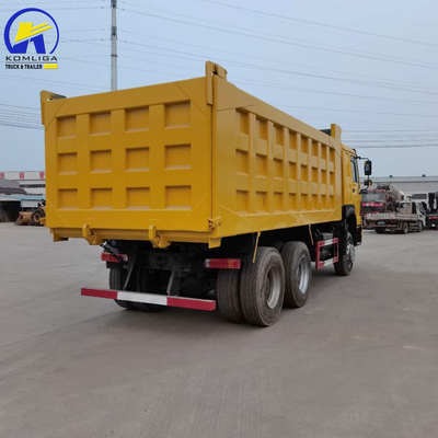 6X4 371 pk Sinotruck HOWO Dump Truck met radialbanden en een motor met een hoge capaciteit