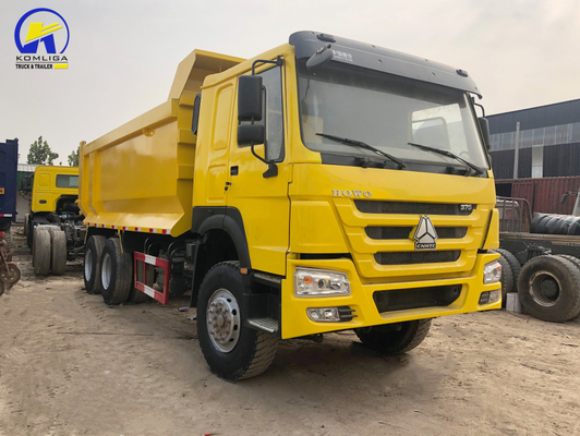 6X4 371 pk Sinotruck HOWO Dump Truck met radialbanden en een motor met een hoge capaciteit