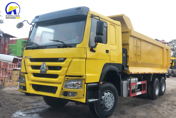 6X4 371 pk Sinotruck HOWO Dump Truck met radialbanden en een motor met een hoge capaciteit