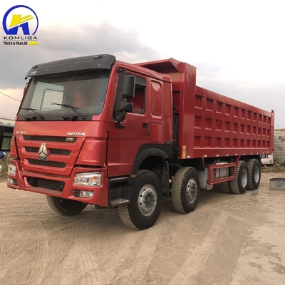 Sinotruck HOWO 8X4 Tipper Truck Gebruikte Sinotruck Dump Truck met Zf8118 stuurstelsel