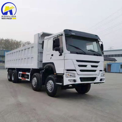 30/40 ton 8X4 Sinotruk HOWO 12 banden dumptruck handgestuurde transmissie Euro 2 emissie norm