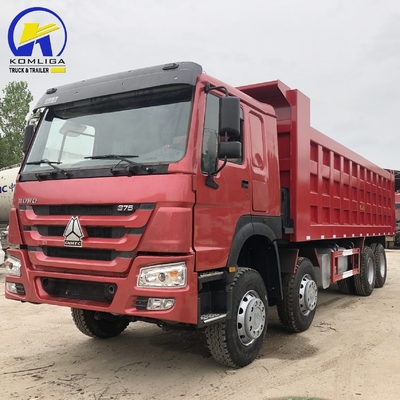 9 ton laadvermogen HOWO Sinotruk 12 wielen dumper 30 ton opheffen door vooras
