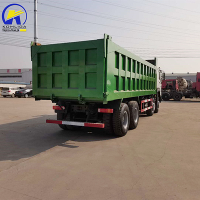 9 ton laadvermogen HOWO Sinotruk 12 wielen dumper 30 ton opheffen door vooras