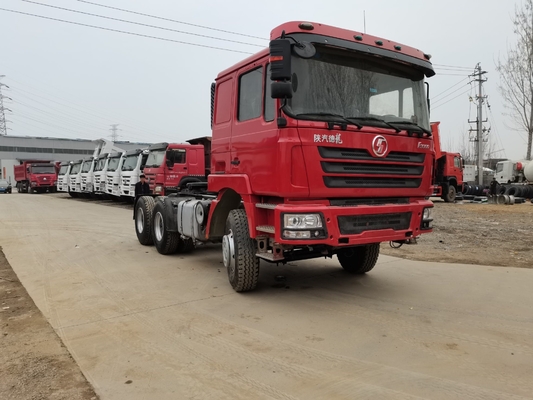 21-30 ton laadvermogen 6X4 Shacman Truck Tractor Trailer Head met en motorvermogen &gt; 8L