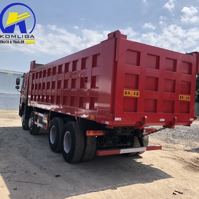 420 pk Sinotruk 12 wielen 8x4 HOWO Tipper Truck Gebruikt 50 ton 40 ton 8500*2500*3400mm