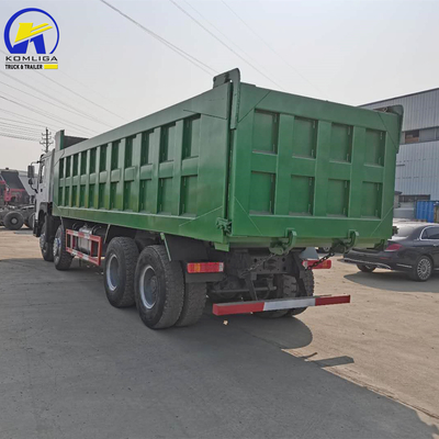 420 pk Sinotruk 12 wielen 8x4 HOWO Tipper Truck Gebruikt 50 ton 40 ton 8500*2500*3400mm