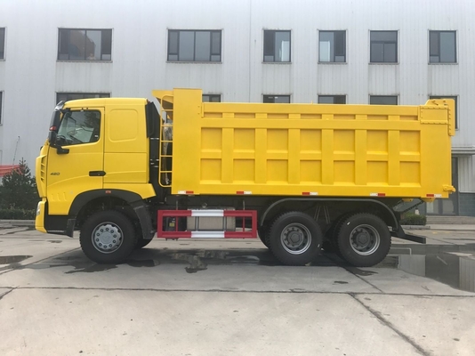 Radiële banden 420 pk 371 pk Sinotruk HOWO A7 Tipper Truck 6X4 Euro 2 emissie standaard