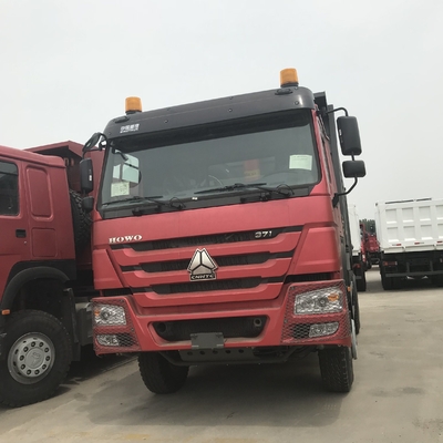 371 pk 10 wielen Sinotruk HOWO Tipper Trucks 6X4 8500*2500*3400mm Paardenkracht 420 pk