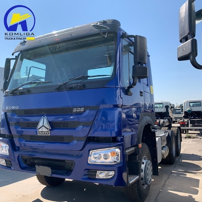 Gebruikte Sinotruk HOWO 6X4 band 10 wielen zware trekker met versnellingsbak Hw19710