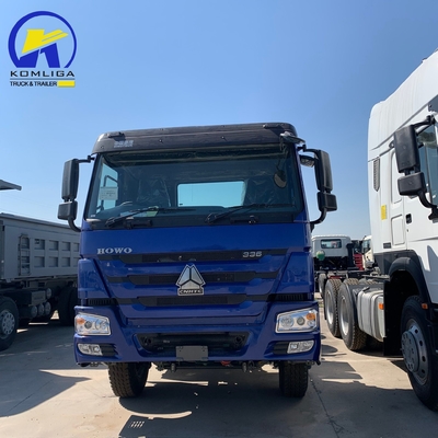 Gebruikte Sinotruk HOWO 6X4 band 10 wielen zware trekker met versnellingsbak Hw19710