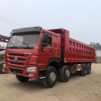 Sinotruk 12 Wheeler gebruikt HOWO 70 Ton 100 Ton Dump Truck 8X4 met Radial Tire Design