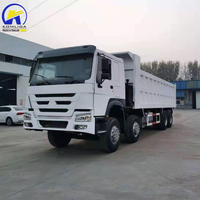 Sinotruk 12 Wheeler gebruikt HOWO 70 Ton 100 Ton Dump Truck 8X4 met Radial Tire Design
