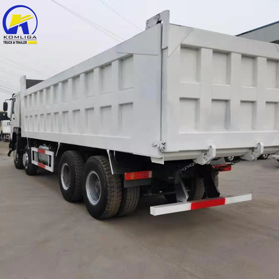 Sinotruk 12 Wheeler gebruikt HOWO 70 Ton 100 Ton Dump Truck 8X4 met Radial Tire Design