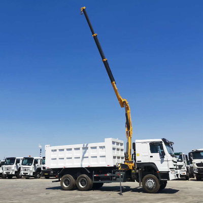 HF9 Vooras HOWO Sino Dump Truck met kraan