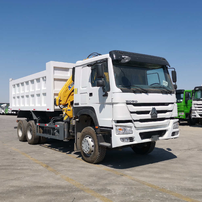 HF9 Vooras HOWO Sino Dump Truck met kraan