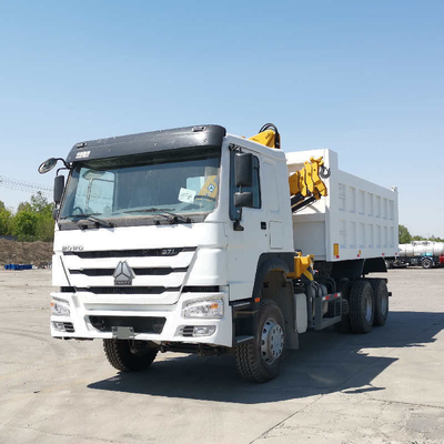 HF9 Vooras HOWO Sino Dump Truck met kraan