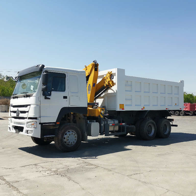 HF9 Vooras HOWO Sino Dump Truck met kraan