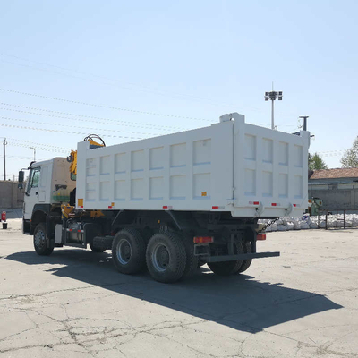 HF9 Vooras HOWO Sino Dump Truck met kraan