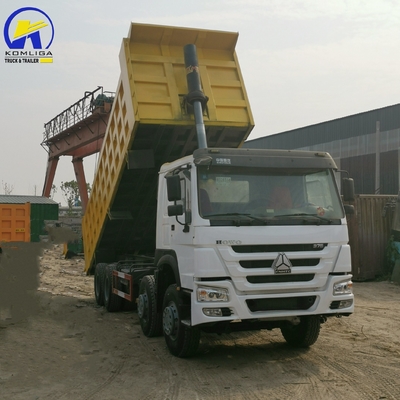 Vooras 9 ton laadvermogen Sinotruk HOWO 40 ton Gebruikte dumper 8500*2500*3400mm