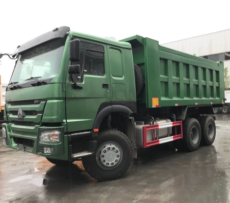 6X4 HOWO Sinotruk 371 dumper truck met Zf8118 stuursysteem en ISO-certificering