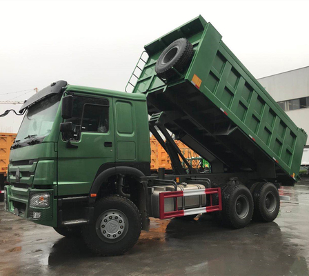 6X4 HOWO Sinotruk 371 dumper truck met Zf8118 stuursysteem en ISO-certificering