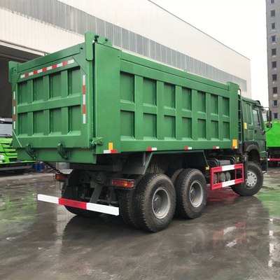 6X4 HOWO Sinotruk 371 dumper truck met Zf8118 stuursysteem en ISO-certificering