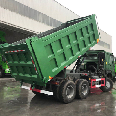 6X4 HOWO Sinotruk 371 dumper truck met Zf8118 stuursysteem en ISO-certificering