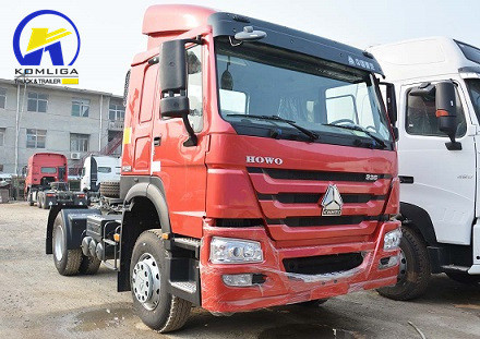 Gebruikte Sinotruck HOWO 4X2 6 wielen lichte trekker hoofd trucks met 16 ton achteras