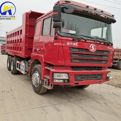10 wielen 6X4 Shacman dumper truck voor Kenia handgestuurde transmissie en hoge capaciteit