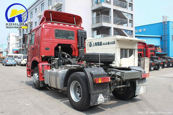 Gebruikte Sinotruck HOWO 4X2 6 wielen lichte trekker hoofd trucks met 16 ton achteras
