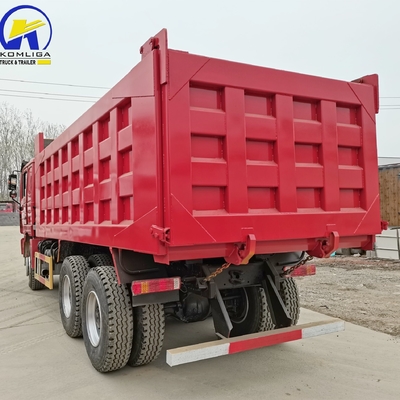 10 wielen 6X4 Shacman dumper truck voor Kenia handgestuurde transmissie en hoge capaciteit