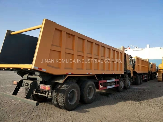 Cnhtc HOWO Sinotruk 8X4 Dump Truck/Tipper Truck/Heavy Duty Truck met 300L Tanker