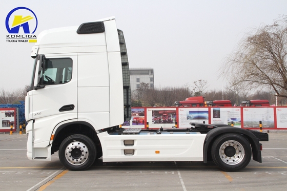 Tweedehands Shacman 4X2 6tyles Semi Trailer Tractor Truck Perfect voor landelijke markten