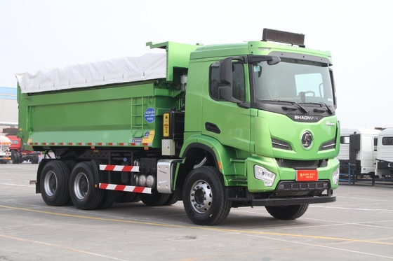 Technische onderdelen ondersteuning Shacman tweedehands 6X4 10 wiel 380 pk zware vrachtwagen
