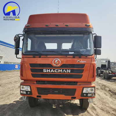 Man 16 Tons Achsaxel Twee-stap reductieversnelling Shacman trekker Truck hoofd voor aanhangwagen