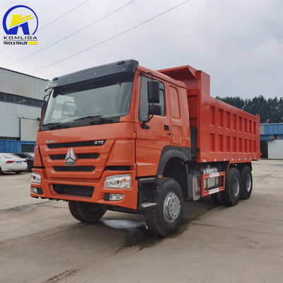 Gebruikte Sinotruck HOWO 6X4 Dump Truck 371HP Tipper in goede staat
