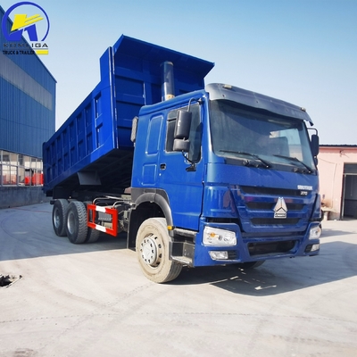 Handgestuurd 375 pk Sinotruk 6X4 Dump Tipper Truck met 16 ton laadvermogen