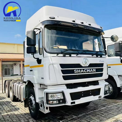Man 16 ton Twee-stap reductieversnelling 6.5 snelheidsverhouding Shacman 6X4 Prime Mover Head Truck