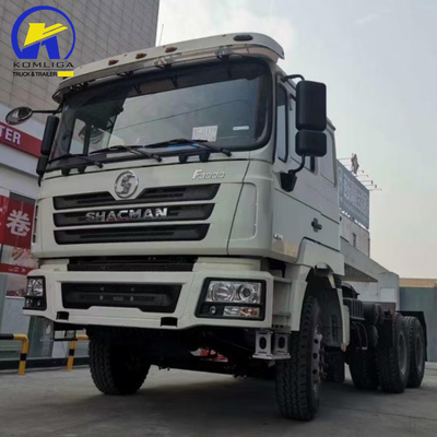 Man 16 ton Twee-stap reductieversnelling 6.5 snelheidsverhouding Shacman 6X4 Prime Mover Head Truck