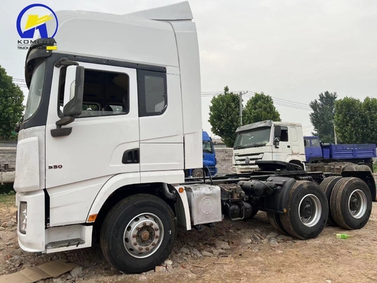 Man 16 ton Twee-stap reductieversnelling 6.5 snelheidsverhouding Shacman 6X4 Prime Mover Head Truck