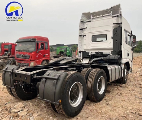 Man 16 ton Twee-stap reductieversnelling 6.5 snelheidsverhouding Shacman 6X4 Prime Mover Head Truck
